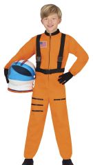 Dětský kostým Astronaut oranžový - Velikost 3-4