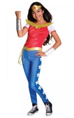 Rubies Costume  Dětský kostým Wonder Woman deluxe - Pro věk (roků) 8-10
