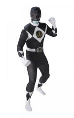 Rubies Costume  Kostým Black Ranger Mighty Morphin - Velikost M 48-50