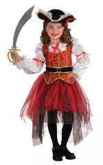 Rubies Costume  Dětský kostým Pirátka - Pro věk (roků) 3-4