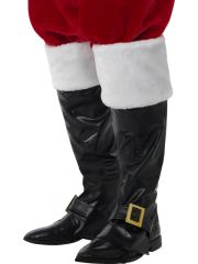 Smiffys  Návleky na boty Santa, s přezkou