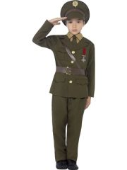 Smiffys  Dětský kostým Vojenský oficír - Pro věk (roků) 7-9