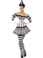 Smiffys  Kostým Sexy klaun - Velikost S 36-38