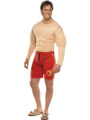 Kostým Baywatch Lifeguard svalovec - Velikost M 48-50