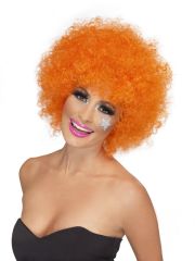 Smiffys  Paruka Funky Afro oranžová