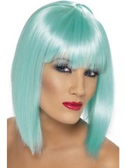 Paruka Glam neon aqua