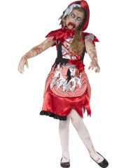 Dětský kostým Zombie Karkulka - Pro věk (roků) 7-9