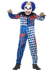 Smiffys  Dětský kostým Děsivý klaun - Pro věk (roků) 10-12