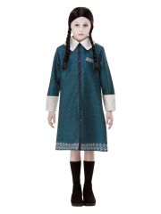 Smiffys  Dětský kostým Wednesday Addams Family - Pro věk (roků) 4-6