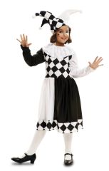 My Other Me  Dětský kostým Harlequin-ka - Pro věk (roků) 10-12