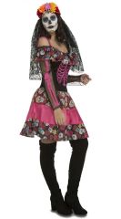Kostým Barevná kostlivka - Velikost XL 48-50