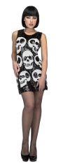Kostým Šaty s lebkami - Velikost M/L 42-44