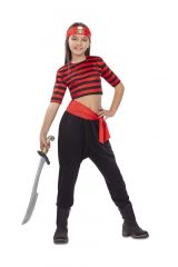 Dětský kostým Pirátka - Pro věk (roků) 3-4