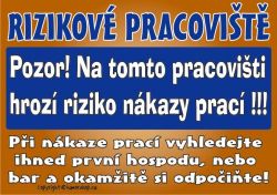 Certifikát Rizikové pracoviště