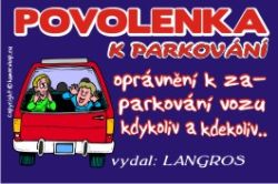 Povolenka k parkování