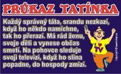 Průkaz Průkaz tatínka