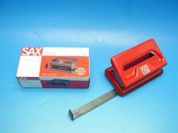 Děrovačka SAX 128 červená