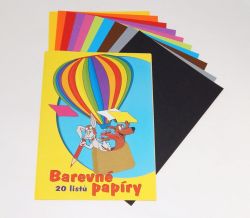 Stepa  Složka barev. papírů EKO 20 listů