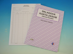 Karta zásob skladová A4 /oboustr./ET440/