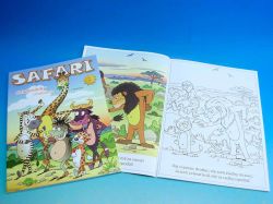 Omalovánky A4 Safari