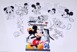 Omalovánky Omalovánkové listy Mickey 5300990
