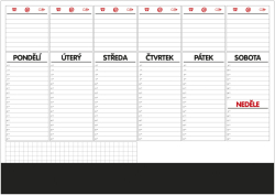 Plánovač stolní A2 týd.mapa /OS100/