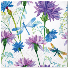 Paw  Ubrousky PAW Decor  - Vážky s květy (20Ks) - SDL133200