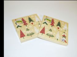 Ubrousky Daisy L - vánoční stromek kraft