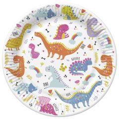 Papírový talíř velký  - Dinosaurs