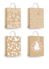 Taška velikonoční s plastickým efektem M 18 x 23 x 10 cm (12557)