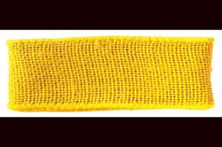 Přerov  Stuha jutová žlutá šířka 6 cm, 2 m /2857/