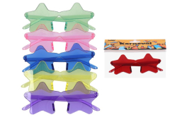 UNIPAP  Set karneval - brýle plastové hvězdy (W045098)