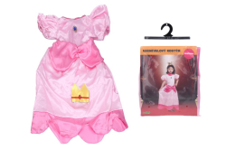 UNIPAP  Set karneval - princezna růžová velikost M 110-120cm (W045113)