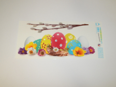 Adhezivní nálepka Vajíčka s kočičkami