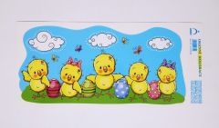 Dekorace okenní Veselá kuřátka / 5731