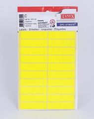 Etikety v sáčku neon 13 x 50 žluté OFC - 109 / 100 ks