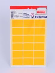 Tanex  Etikety v sáčku neon 22 x 32 oranž. OCF - 116 / 90 ks