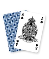 Karty 1666 Poker revers květovaný