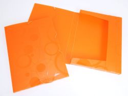 Krabice s gumou A4 NEO Colori oranžová 2-945