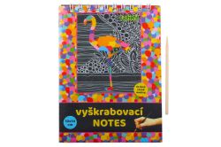 wiky  Vyškrabovací notes 10x14cm, 10 listů / W011369