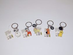 Klíčenka tlapka + pes  W054523