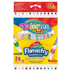 Colorino fixy  Duo 12 ks / 24 barev