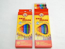Pastelky 3133/18 ks trojhranné tenké
