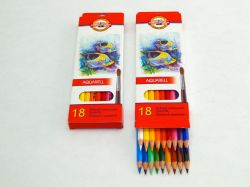 Pastelky 3717 18 akvarelových pastelek RYBY
