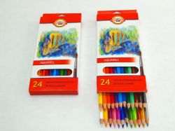 Koh-i-noor  Pastelky 3718 25 akvarelových pastelek RYBY