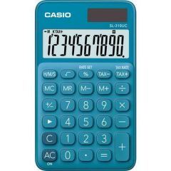 Casio  Kalkulačka SL 310, modrá, 10 místný displej, CASIO
