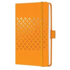 Exkluzivní zápisník Jolie, mango oranžová, A6, linkovaný, 87 listů, tvrdé desky, SIGEL JN210