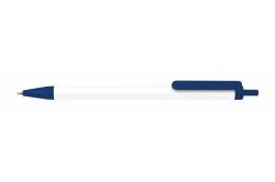 Kuličkové pero, modrá, 0,7mm, stiskací mechanismus, VICTORIA ,balení 50 ks