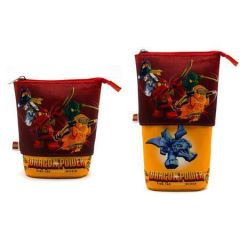 Penál Ninjago Dragon Power, červeno-žlutá, Pop Up, LEGO 53323
