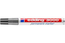 EDDING  Permanentní popisovač 3000, šedá, 1,5-3 mm, kuželový hrot, EDDING 7580228000